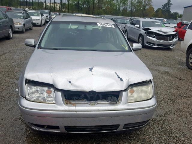 3VWSP69M02M172975 - 2002 VOLKSWAGEN JETTA GLS SILVER photo 7