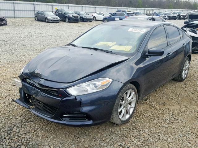 1C3CDFBA5DD325790 - 2013 DODGE DART SXT BLACK photo 2