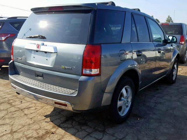 5GZCZ33Z07S870441 - 2007 SATURN VUE HYBRID GRAY photo 4