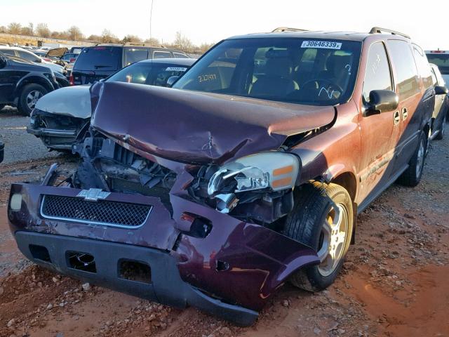 1GNDV23197D212456 - 2007 CHEVROLET UPLANDER L 红色 照片 2