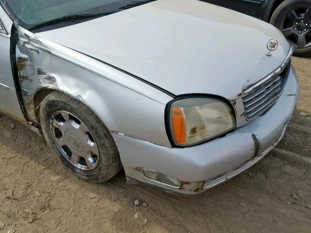 1G6KE54Y53U266203 - 2003 CADILLAC DEVILLE DH SILVER photo 9