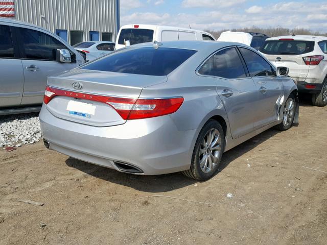 KMHFG4JG7DA215282 - 2013 HYUNDAI AZERA SILVER photo 4