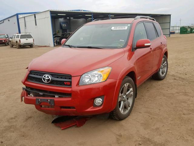 JTMBK32V295080706 - 2009 TOYOTA RAV4 SPORT RED photo 2