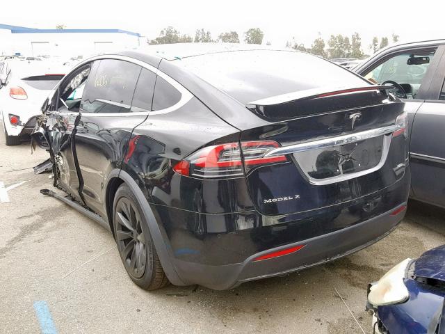 5YJXCAE23JF119993 - 2018 TESLA MODEL X BLACK photo 3