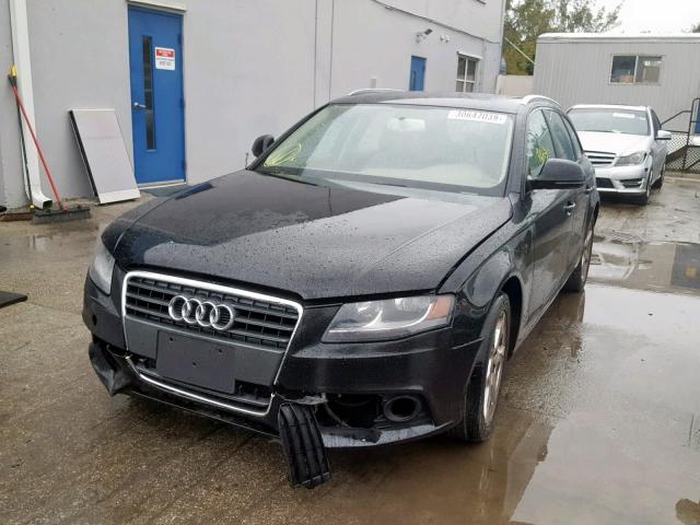 WAUVF78K09A065292 - 2009 AUDI A4 2.0T AV BLACK photo 2