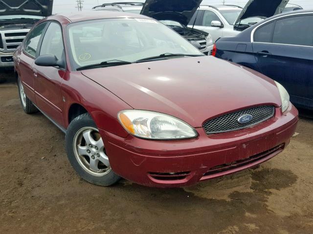 1FAHP55S34G184617 - 2004 FORD TAURUS SES BURGUNDY photo 1