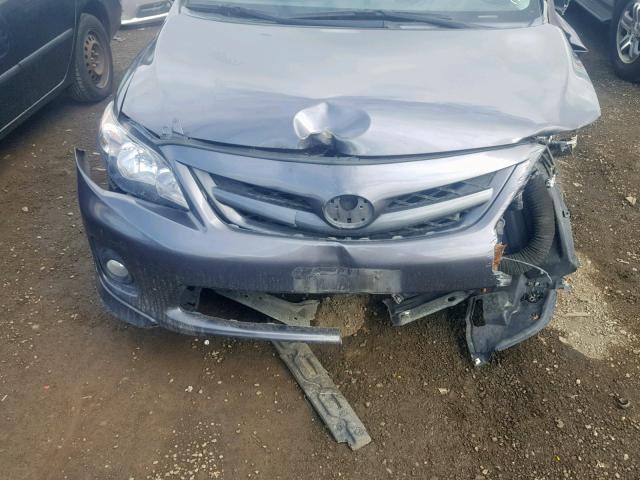 5YFBU4EE4CP008010 - 2012 TOYOTA COROLLA BA GRAY photo 7