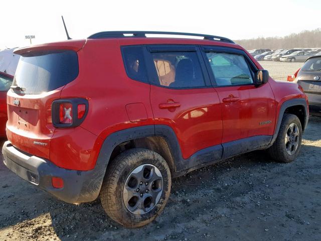 ZACCJBAB9HPG20051 - 2017 JEEP RENEGADE S წითელი ფოტო 9