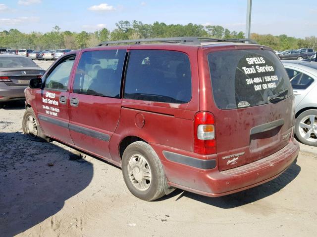 1GNDX03E73D201323 - 2003 CHEVROLET VENTURE MAROON photo 3