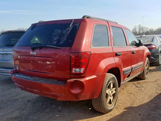 1J4HR48N36C270308 - 2006 JEEP GRAND CHER MAROON photo 4