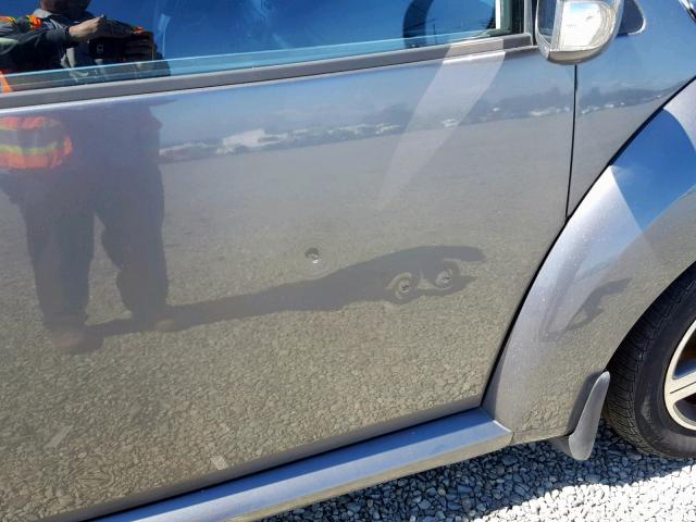 3VWPG31C36M407222 - 2006 VOLKSWAGEN NEW BEETLE 灰色 照片 9