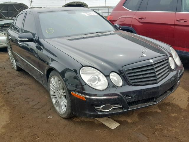 WDBUF56X07B147451 - 2007 MERCEDES-BENZ E 350 BLACK photo 1