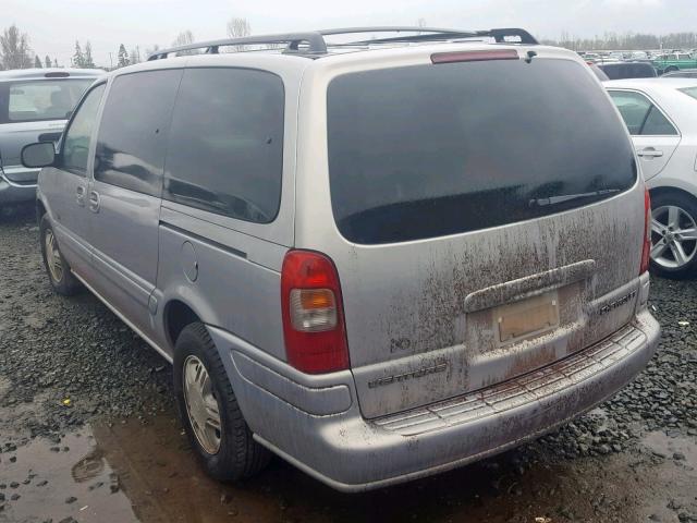 1GNDX13E3YD307894 - 2000 CHEVROLET VENTURE LU SILVER photo 3