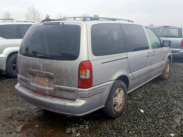 1GNDX13E3YD307894 - 2000 CHEVROLET VENTURE LU SILVER photo 4