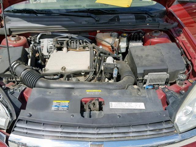 1G1ZT52854F226013 - 2004 CHEVROLET MALIBU LS BURGUNDY photo 7
