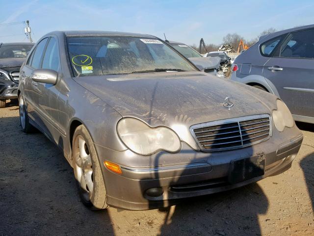 WDBRF40J64F533820 - 2004 MERCEDES-BENZ C 230K SPO SILVER photo 1