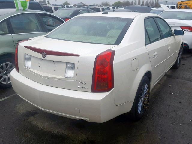 1G6DP577360137216 - 2006 CADILLAC CTS HI FEA WHITE photo 4