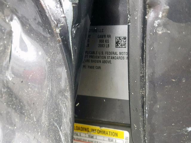 1G1ZC5E09CF268530 - 2012 CHEVROLET MALIBU 1LT ნაცრისფერი ფოტო 10