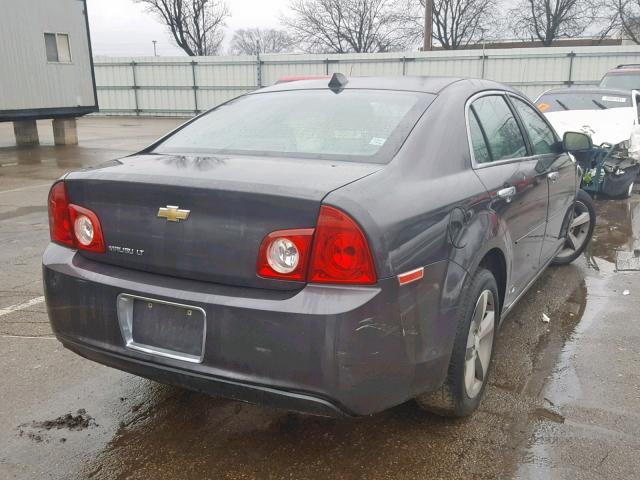 1G1ZC5E09CF268530 - 2012 CHEVROLET MALIBU 1LT ნაცრისფერი ფოტო 4