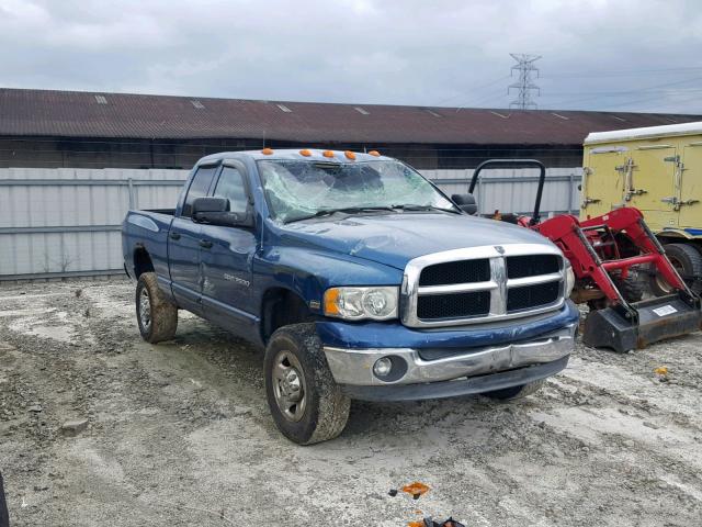 3D7KU28D53G857212 - 2003 DODGE RAM 2500 S BLUE photo 1