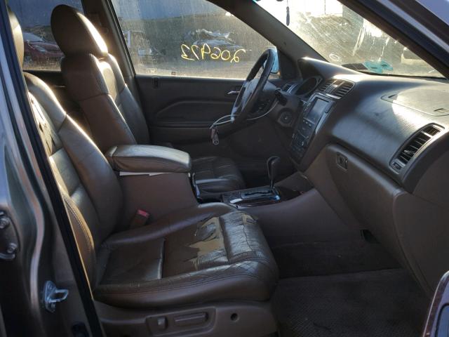 2HNYD18645H512072 - 2005 ACURA MDX TOURIN TAN photo 5