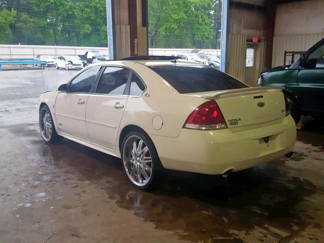 2G1WD57C691117376 - 2009 CHEVROLET IMPALA SS WHITE photo 3