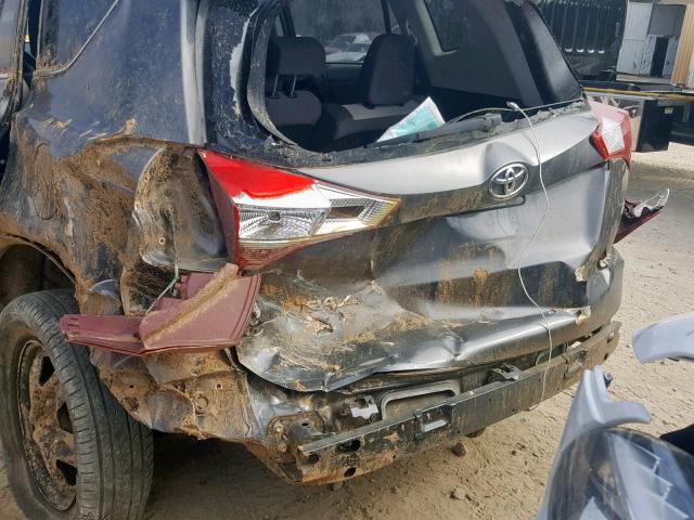 JTMZFREV6DD000162 - 2013 TOYOTA RAV4 LE GRAY photo 9