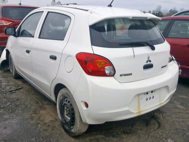 ML32A3HJ6FH032369 - 2015 MITSUBISHI MIRAGE DE WHITE photo 3