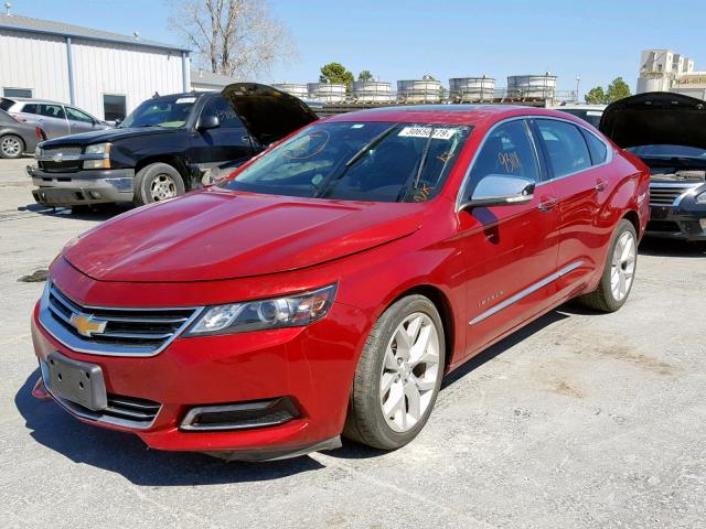 2G1155S37E9109197 - 2014 CHEVROLET IMPALA LTZ BURGUNDY photo 2