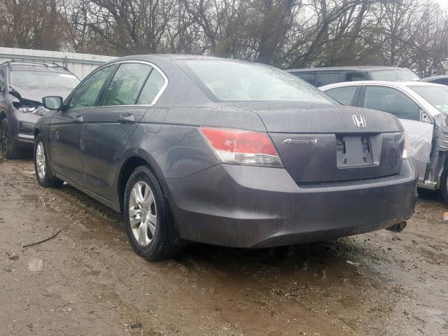 1HGCP26439A074276 - 2009 HONDA ACCORD LXP GRAY photo 3