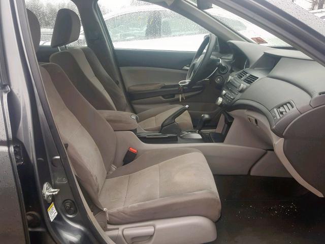 1HGCP26439A074276 - 2009 HONDA ACCORD LXP GRAY photo 5