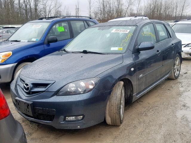 JM1BK344591202650 - 2009 MAZDA 3 S GRAY photo 2