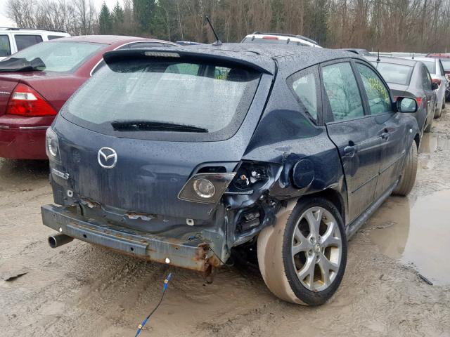 JM1BK344591202650 - 2009 MAZDA 3 S GRAY photo 4