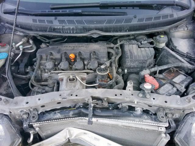 2HGFG12998H570997 - 2008 HONDA CIVIC EXL SILVER photo 7