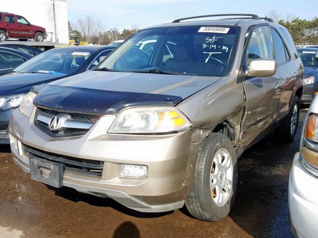 2HNYD18696H501697 - 2006 ACURA MDX TOURIN TAN photo 2