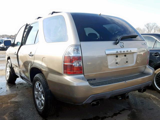 2HNYD18696H501697 - 2006 ACURA MDX TOURIN TAN photo 3