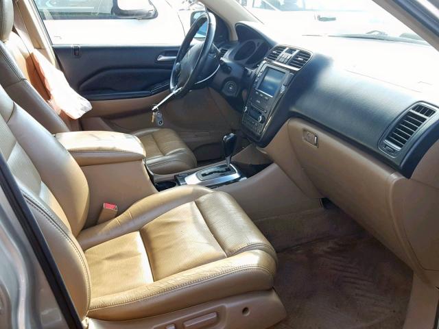 2HNYD18696H501697 - 2006 ACURA MDX TOURIN TAN photo 5