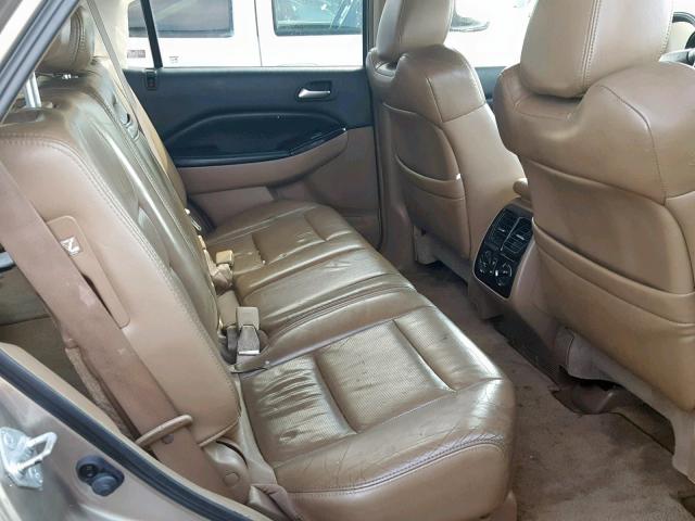 2HNYD18696H501697 - 2006 ACURA MDX TOURIN TAN photo 6