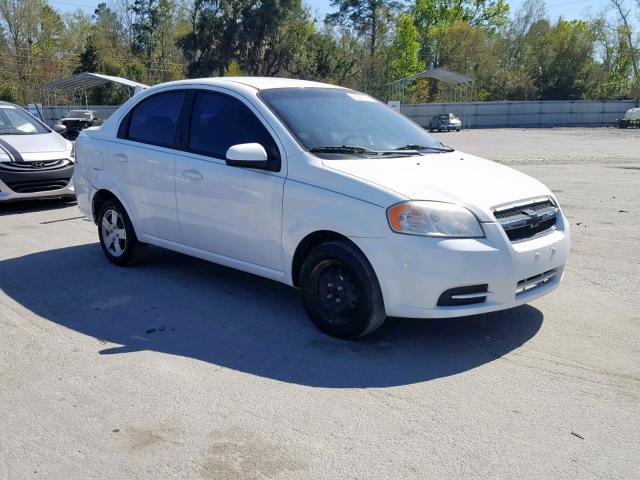 KL1TD5DE7AB042358 - 2010 CHEVROLET AVEO LS WHITE photo 1