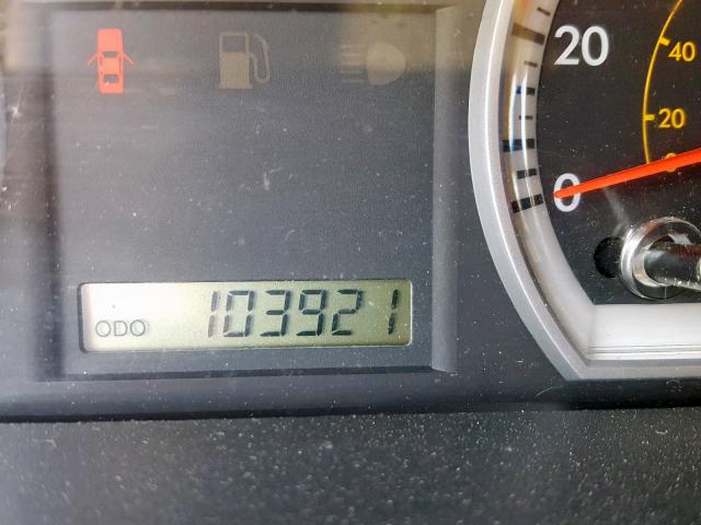 KL1TD5DE7AB042358 - 2010 CHEVROLET AVEO LS WHITE photo 8