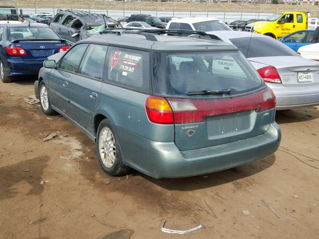 4S3BH625247301735 - 2004 SUBARU LEGACY L S BLUE photo 3