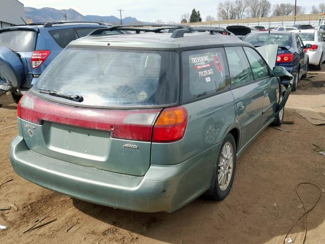 4S3BH625247301735 - 2004 SUBARU LEGACY L S BLUE photo 4