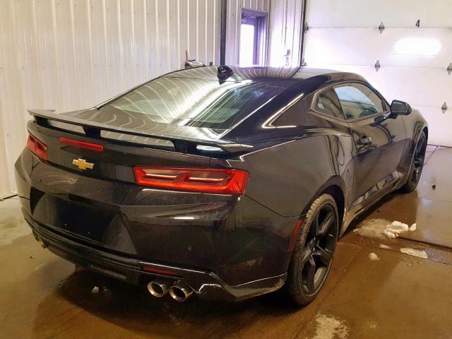 1G1FH1R76H0155696 - 2017 CHEVROLET CAMARO SS BLACK photo 4