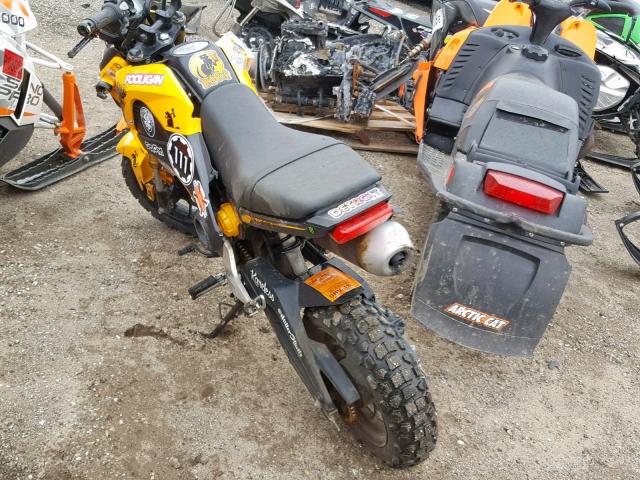 MLHJC6117F5109649 - 2015 HONDA GROM 125 YELLOW photo 3