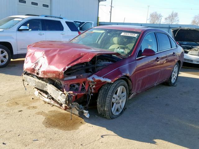 2G1WU581169133303 - 2006 CHEVROLET IMPALA LTZ RED photo 2