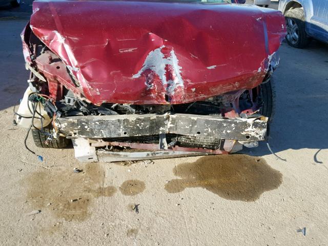 2G1WU581169133303 - 2006 CHEVROLET IMPALA LTZ RED photo 9