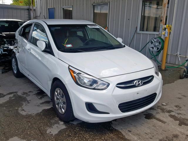 KMHCT4AE5GU115245 - 2016 HYUNDAI ACCENT SE WHITE photo 1