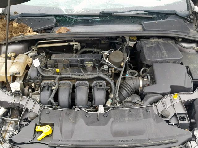 1FAHP3F26CL391012 - 2012 FORD FOCUS SE GRAY photo 7