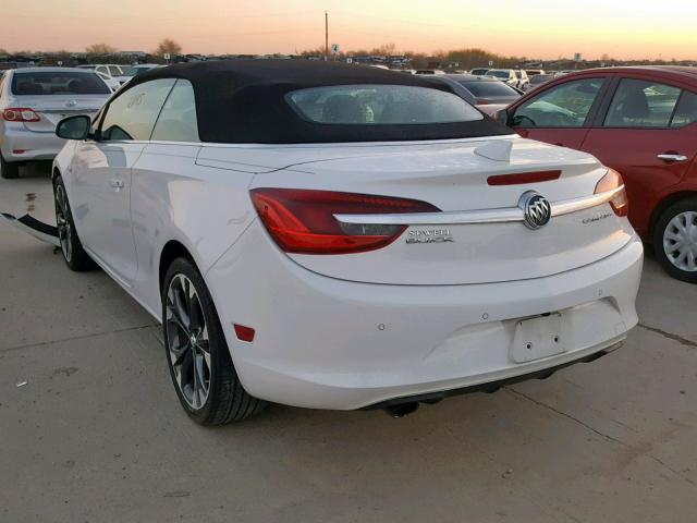 W04WT3N53GG048577 - 2016 BUICK CASCADA PR WHITE photo 3