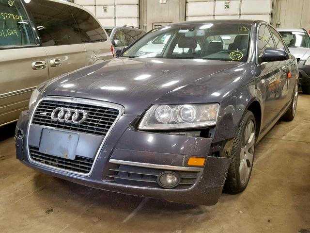 WAUDH74F26N190460 - 2006 AUDI A6 3.2 QUA GRAY photo 2